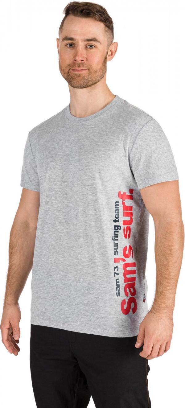 SAM 73 Pánské triko Šedá