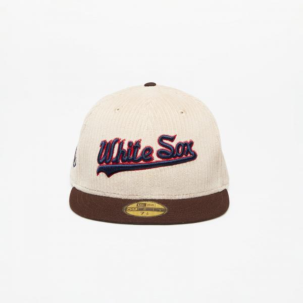 Kšiltovka New Chicago White Sox Era 59FIFTY Fall Cord Fitted Cap Brown 7 1/8