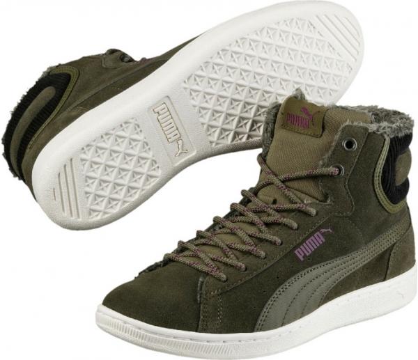 Puma Vikky Mid Corduroy Olive Night-Oliv Mix 37