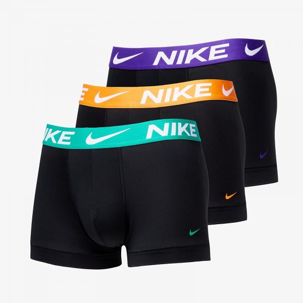 Boxerky Nike Dri-FIT Trunk 3-Pack Black M