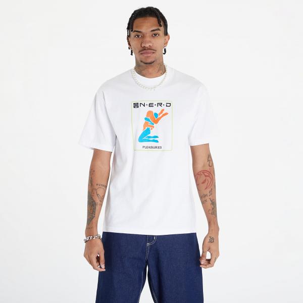 Tričko PLEASURES x N.E.R.D Provider T-Shirt White M