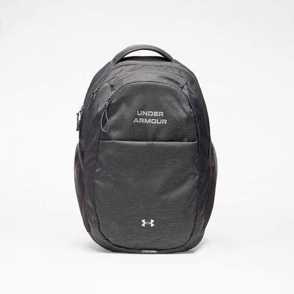 Batoh Under Armour Hustle Signature Backpack Jet Gray/ Jet Gray/ Metallic Silver 28 l