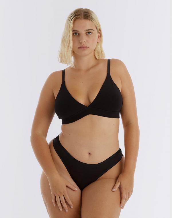Organic Basics Core Thong Black XS
