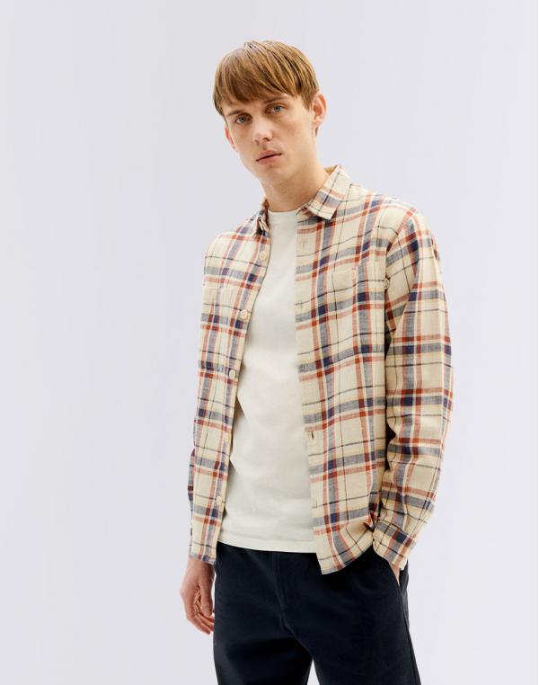 Thinking MU Navy Checks Bes Overshirt NAVY S