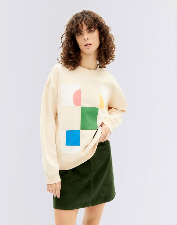 Thinking MU Space Wanda Sweatshirt IVORY XS