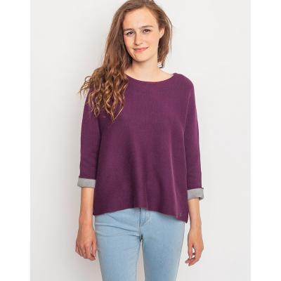 Svetr Nümph ATTHIS PULLOVER ITALIAN PLUM
