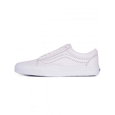Sneakers - tenisky Vans OLD SKOOL REISSUE (LEATHER)WHITE