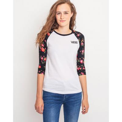 Triko Vans ROSE ARMOR WHITE/BLACK