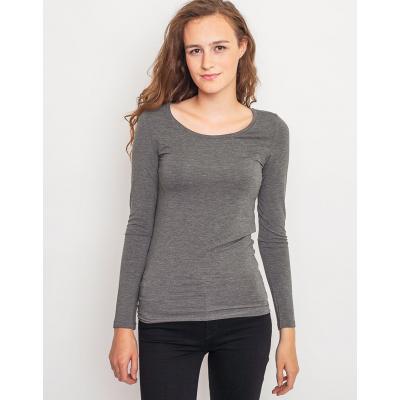 Jednobarevná Selected Paja medium grey
