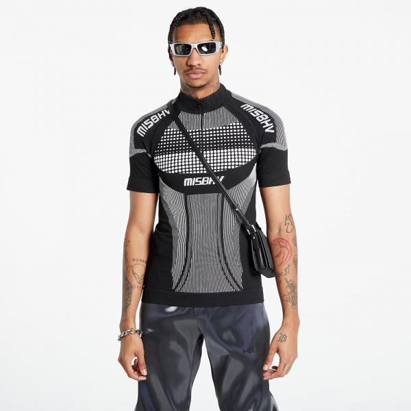 MISBHV Sport Europa Quarter-Zip T-Shirt UNISEX Black/ White