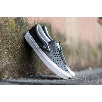 Vans Classic Slip-On (Cut Out Geo) Black/ Blanc