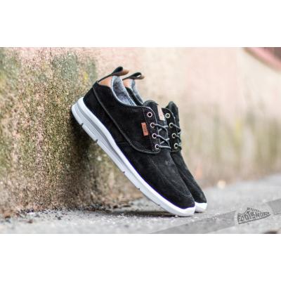 Vans Brigata Lite (Suede & Leather) Black/ White