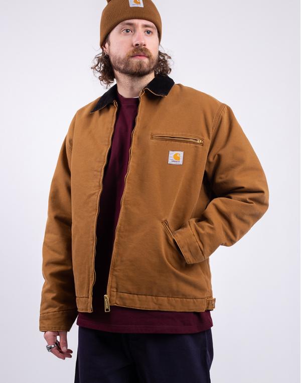 Carhartt WIP OG Detroit Jacket Deep H Brown/Black aged M