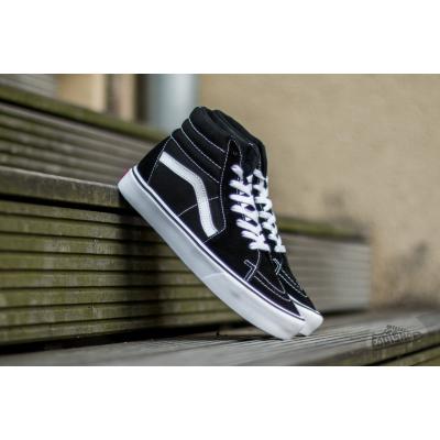 Vans Sk8-Hi Lite (Suede/ Canvas) Black/White