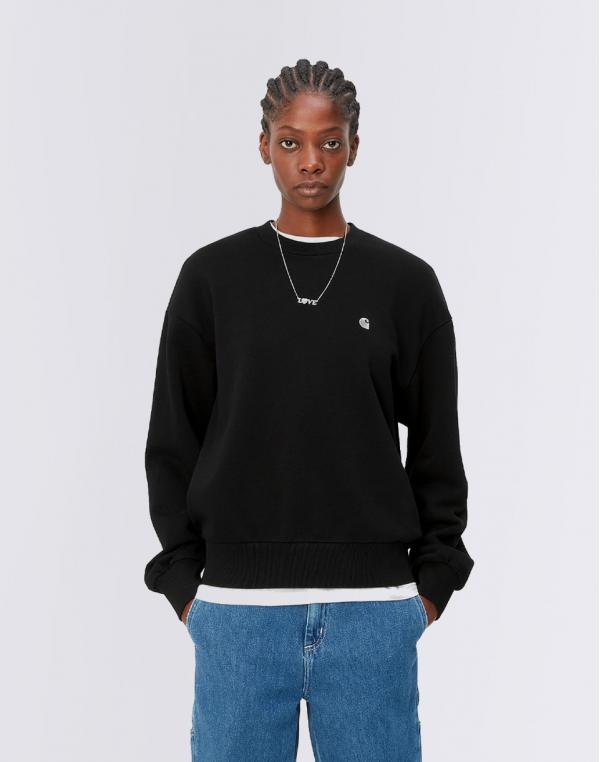 Carhartt WIP W´Casey Sweatshirt Black/Silver S