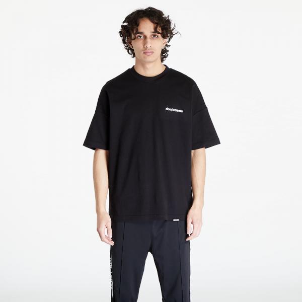 Don Lemme Distort Oversized T-Shirt Black