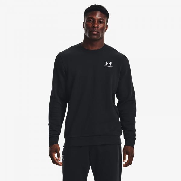 Mikina Under Armour Essential Fleece Crew Black L