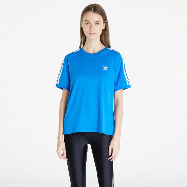 adidas 3 Stripe Tee Blue Bird