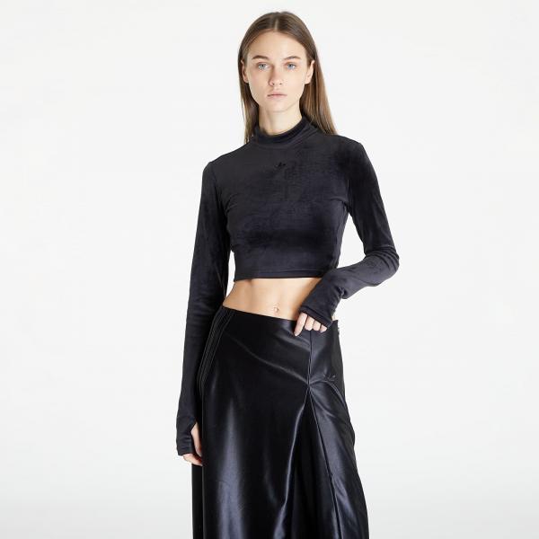 Tričko adidas Velvet Crop Top Black S
