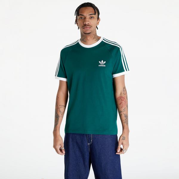Tričko adidas Adicolor Classics 3-Stripes Short Sleeve Tee Collegiate Green S