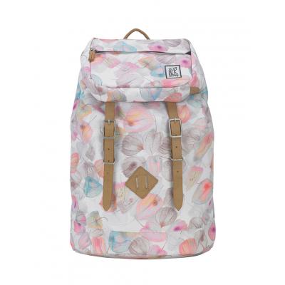 Batoh The Pack Society premium backpack off white petals allover