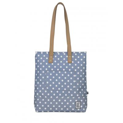Taška The Pack Society shopper grey with white dots allover