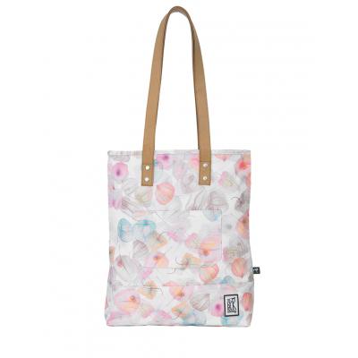 Taška The Pack Society shopper off white petals allover