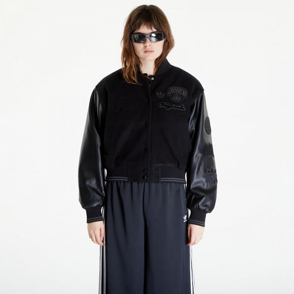 Bomber adidas Oversized Collegiate Jacket Black L