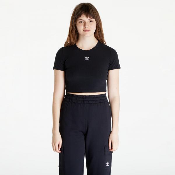 Tričko adidas Essentials Rib Tee Black S
