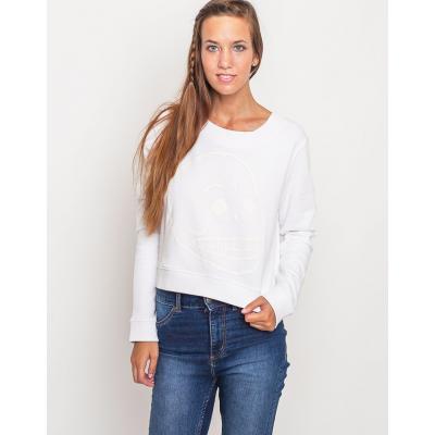 Mikina Cheap Monday Exact Skull skull white