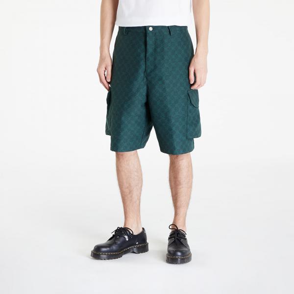 Šortky Daily Paper Benji Monogram Cargo Shorts Pine Green XS