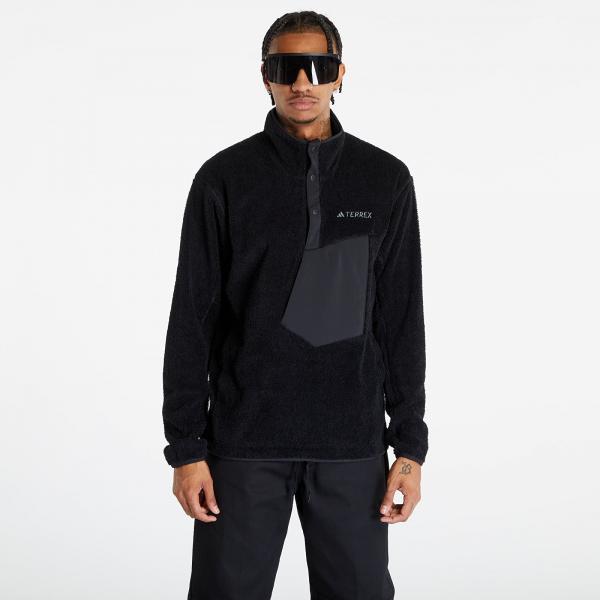 Bunda adidas Terrex Xploric High Pile Fleece Pullover Black L
