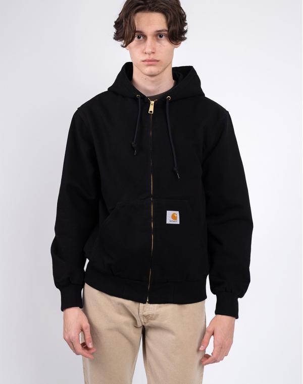 Carhartt WIP Active Jacket Black rinsed XS