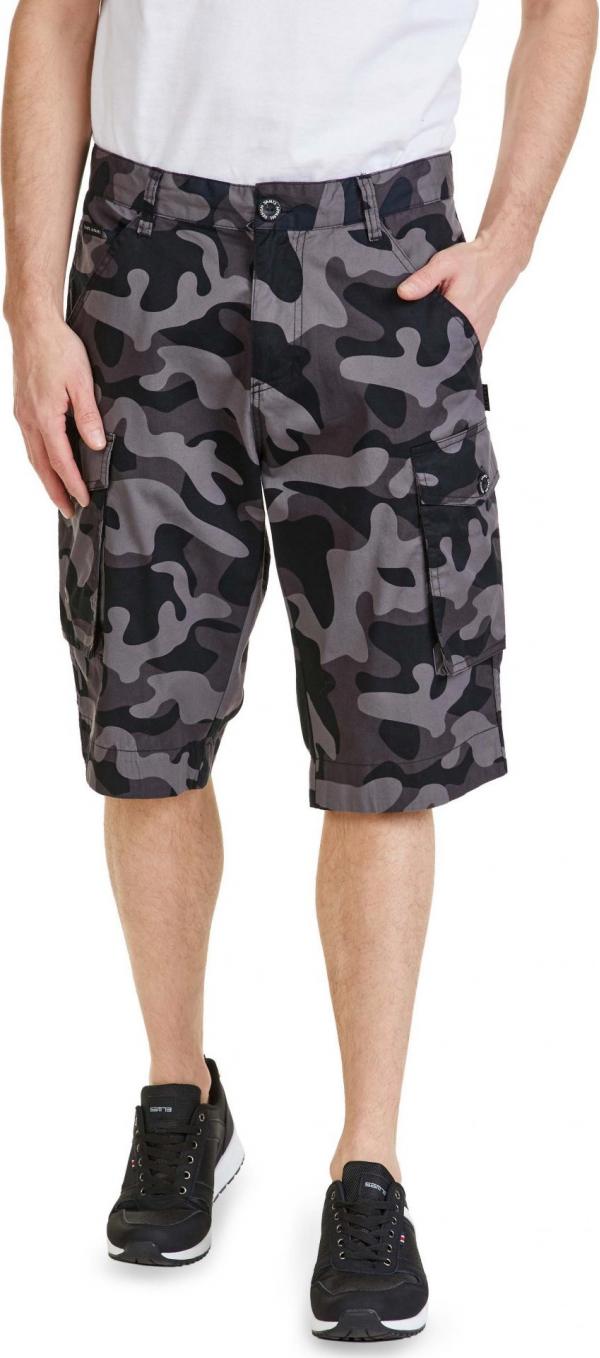 SAM 73 Pánské šortky JOHN Černá