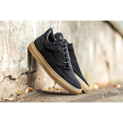 Filling Pieces Low Apache Suede Black