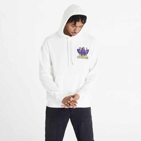 Mikina adidas Trefoil Hood 1 Off White XL