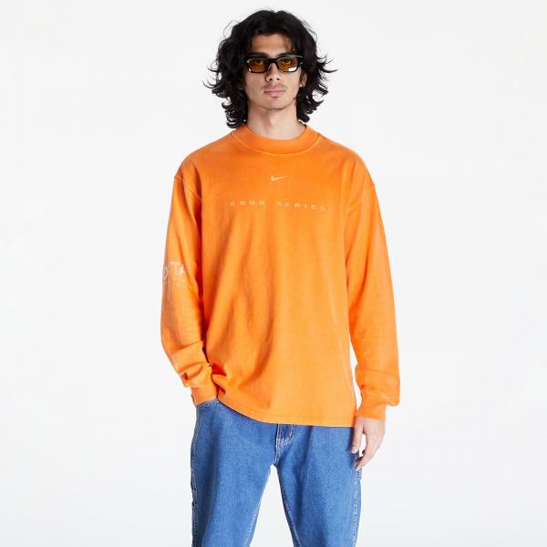 Tričko Nike x NOCTA NRG Men's Long-Sleeve Mock Neck Orange Horizon S
