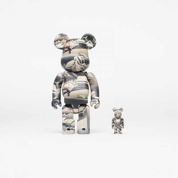 Medicom Toy BE@RBRICK Tokyo National Musem Hiroshige Utagawa "Fifty-three Stations of the Tokaido" Kanbara 100% & 400% Set