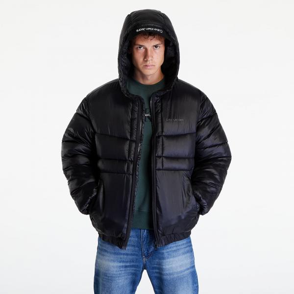 Bunda CALVIN KLEIN JEANS Shine Puffer Jacket Black XL