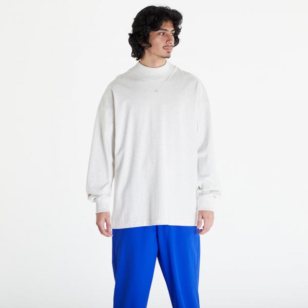 adidas One Basketball Long Sleeve Tee UNISEX Crema White/ Grey