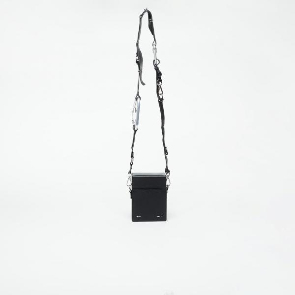 Taška HELIOT EMIL Leather Strap Box Bag Black Universal