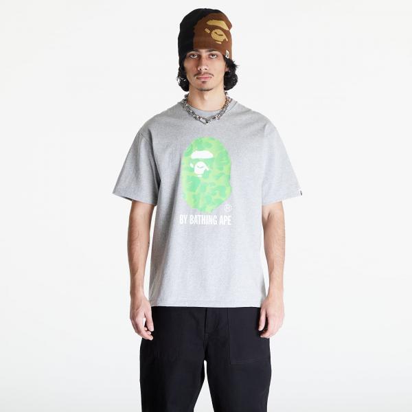 Tričko A BATHING APE Ink Camo Ape Head Short Sleeve Tee Gray XXL