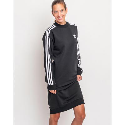 Šaty Adidas Originals 3-STRPES CREW Black