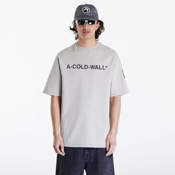 Tričko A-COLD-WALL* Overdye Logo T-Shirt Cement M
