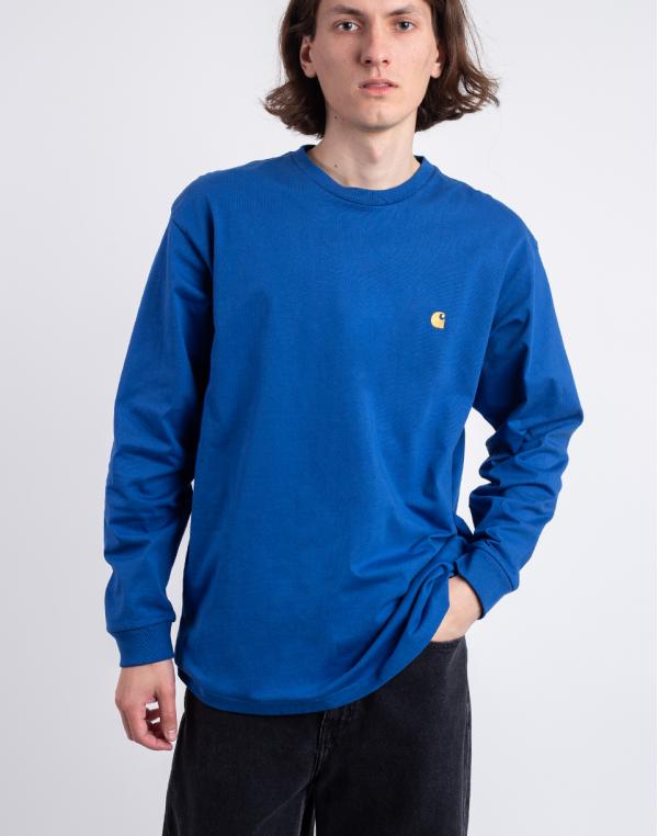 Tričko Carhartt WIP L/S Chase T-Shirt Acapulco/Gold