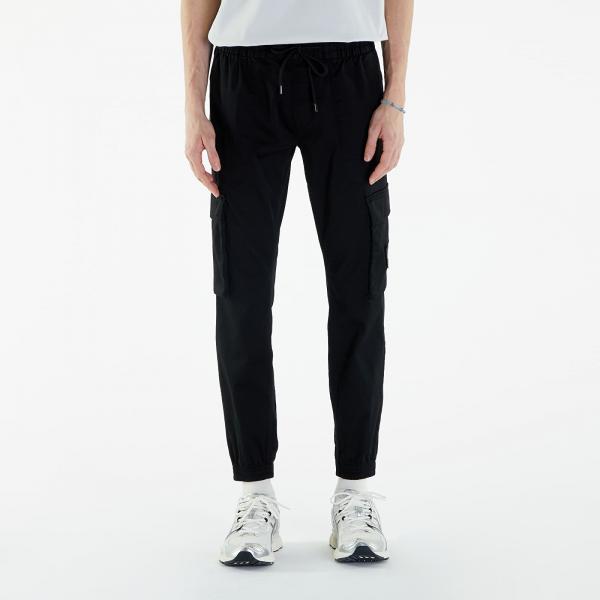 Kalhoty Calvin Klein Jeans Skinny Washed Cargo CK Black M