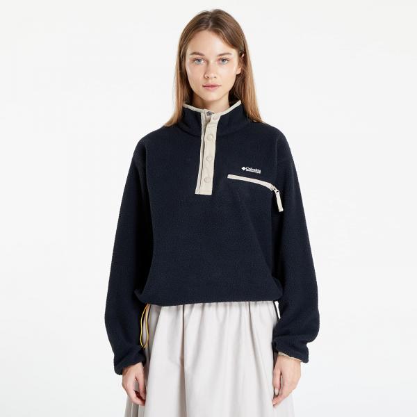 Mikina Columbia Helvetia™ Cropped Half Snap Black L