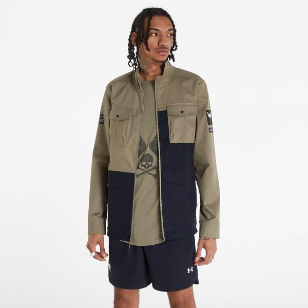 Větrovka Under Armour Project Rock Full-Zip Jacket Green XL