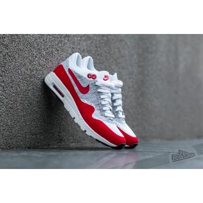 Nike W Air Max 1 Ultra Flyknit White/ University Red-Pure Platinum