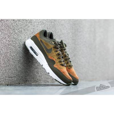 Nike Air Max 1 Ultra Flyknit Olive Flak/ Cargo Khaki-Cargo Khaki-White